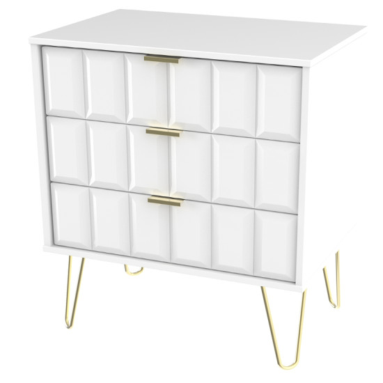 Cubix 3 Drawer Midi Chest
