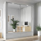 Nevada Grey 200cm Sliding Wardrobe