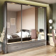 Nevada Grey 250cm Sliding Wardrobe