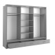 Nevada White 250cm Sliding Wardrobe