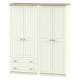Palermo Standard 4 Door 2 Drawer Wardrobe