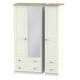 Palermo Standard 3 Door 4 Drawer Mirrored Wardrobe