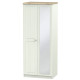 Rome Tall 2 Door Mirrored Wardrobe