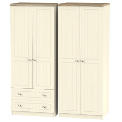 Venice Standard 4 Door 2 Drawer Wardrobe