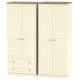 Venice Tall 4 Door 2 Drawer Wardrobe