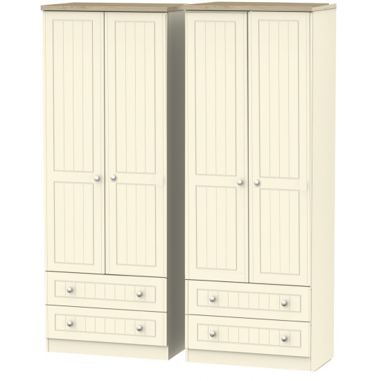 Venice Tall 4 Door 4 Drawer Wardrobe