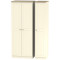 Venice Tall Triple Plain Wardrobe