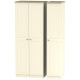 Venice Tall Triple Plain Wardrobe