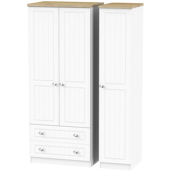 Venice Standard 3 Door 2 Drawer Wardrobe